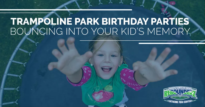 Trampoline park birthday top party