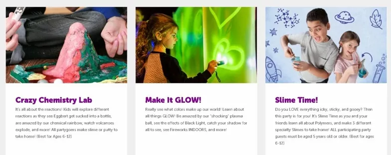 Kids Glow Party - All-Star Party World - Indoor Party Place